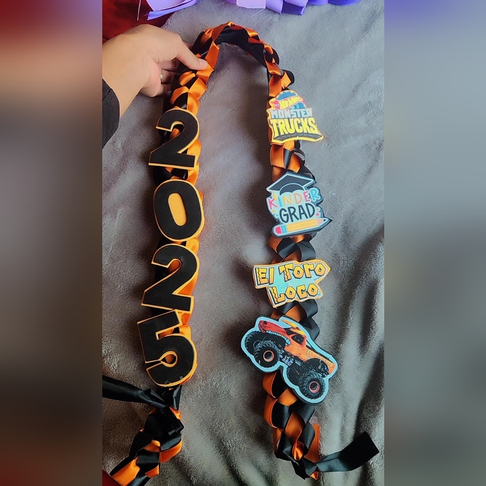 2025 Graduation Ribbon with Monster Truck Theme